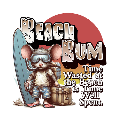 "BEACH BUM" DESIGN  | 15oz Ceramic Coffee Mug  $19.00