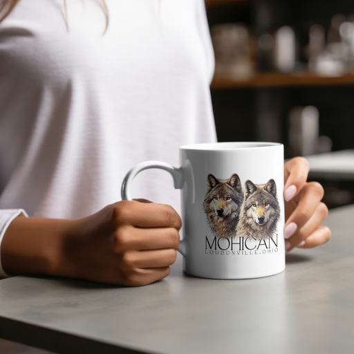 Ceramic 15oz Coffee Mug "MOHICAN" Wildleif Series